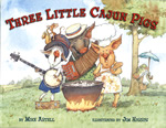 Illustration techniques from The Three Little Cajun Pigs – tips from illustrator Jim Harris about illustrating a picture book using visual rhythm and diagonal lines in artwork.
